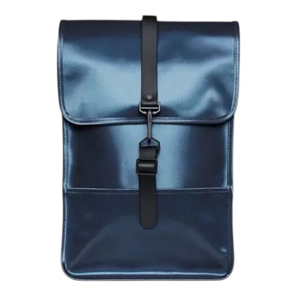 Rains Backpack Womens Blue Sonic Mini W3 Waterproof 13020 School Travel Cycling - Picture 1 of 9